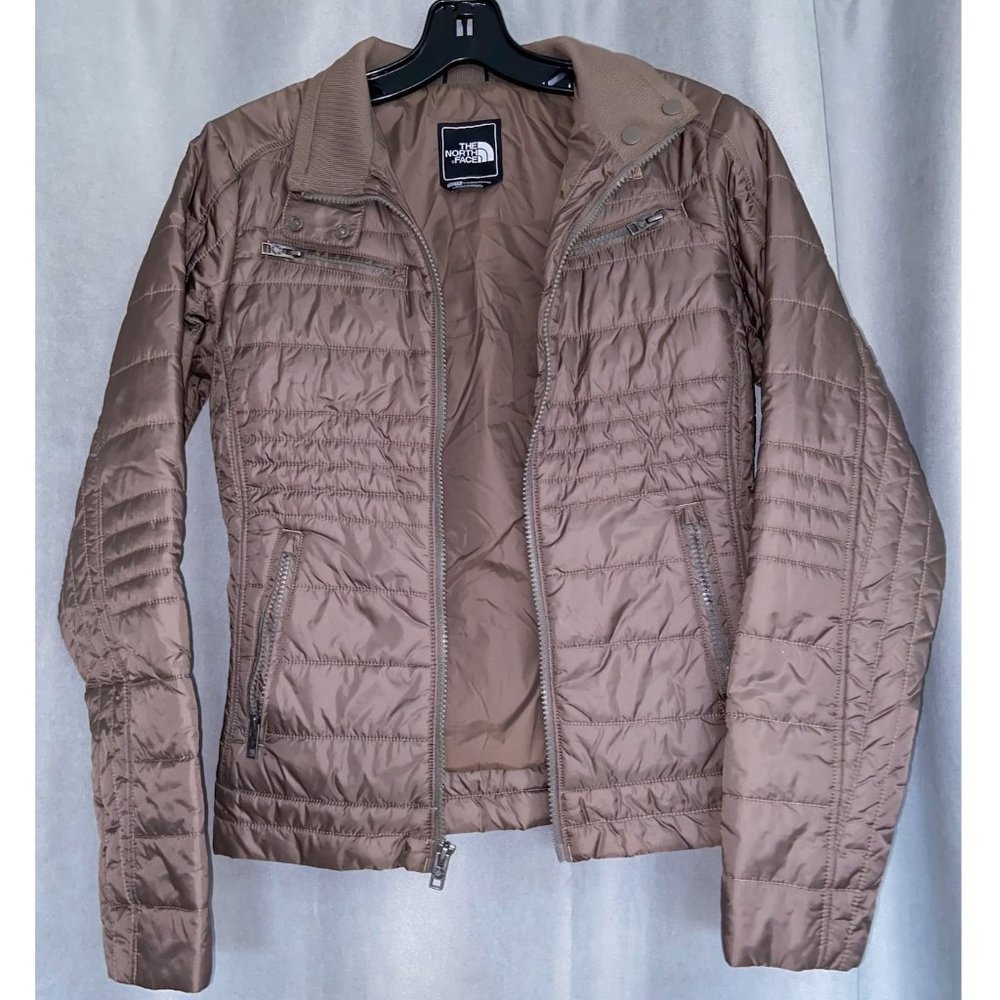 North Face Brown Puffer Hiking Jacket